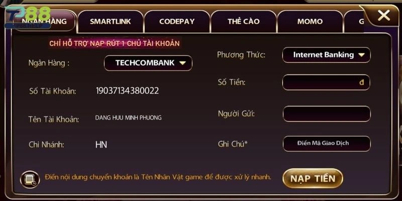 Rút Tiền TP88
